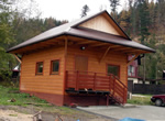 domek drewniany bronek